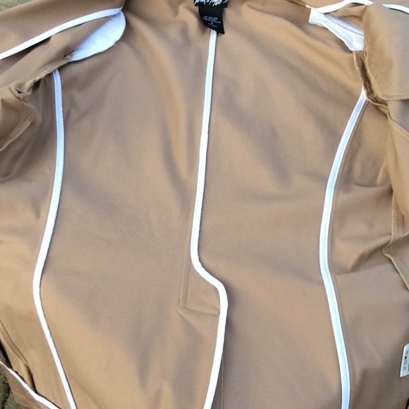 VTG Tan Lord & Taylor 1990’s Sprint Cotton Jacket Size 8 NWOT - Picture 2 of 7